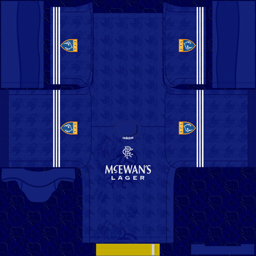 Glasgow Rangers Home 1995 kit