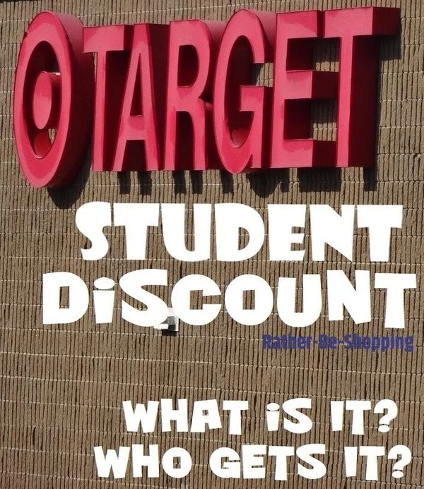 Target student discount