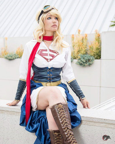 #steampunk #supergirl #cosplay by #clairecosplay || photo by #fremen9photography ___#steampunksuperg