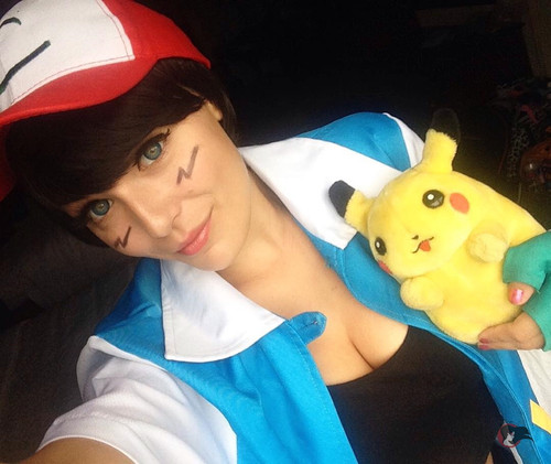 #ashketchum #cosplay #selfie by @sailor_sterling___#cosplay #cosplayer #cosplaygirl #cosplaygirls #b