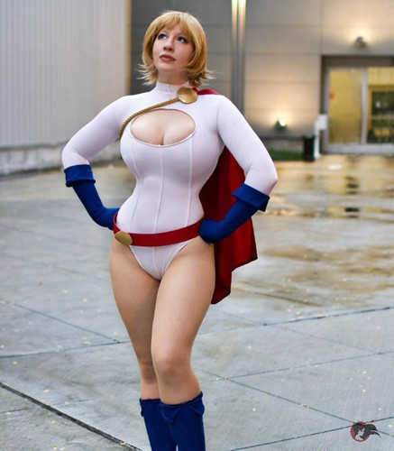 Power Girl cosplay by the beautiful @belle_chere | photo by Anna Fischer ___#powergirl #powergirlcos