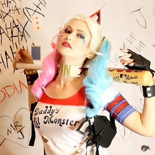 #suicidesquad #harleyquinn #cosplay by @tahneeharrison___#harleyquinncosplay #Gotham #gothamcity #ba