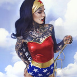 #badass #wonderwoman #cosplay by @monamifrost|| costume from @dollskill___#wonderwomancosplay #justi