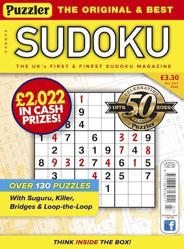 Puzzler Sudoku No227 2022 docutr.com