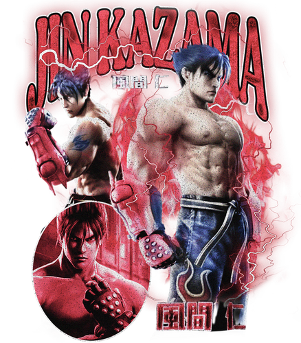 Jin Tekken Fighting Game Vintage Shirt Jin Kazama Shirt Tekken Video Game Shirt Tekken Characters Sh.png