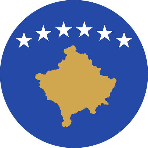 Flag of Kosovo Flat Round 2048x2048.png