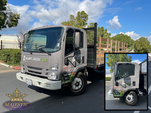 Always Green Turf Custom Vehicle Wrap in Corona Majestic Sign Studio.jpg