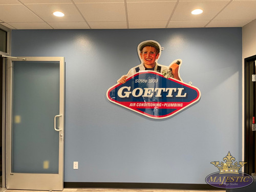 Goettl Custom Interior Lobby Sign in Corona by Majestic Sign Studio.jpg