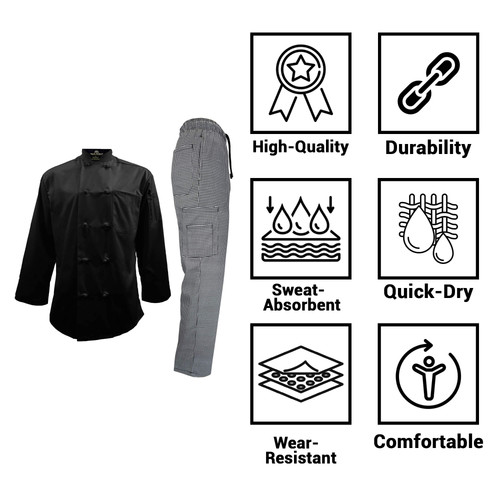 Black Coat Houndstooth Cargo Pants 3.jpg