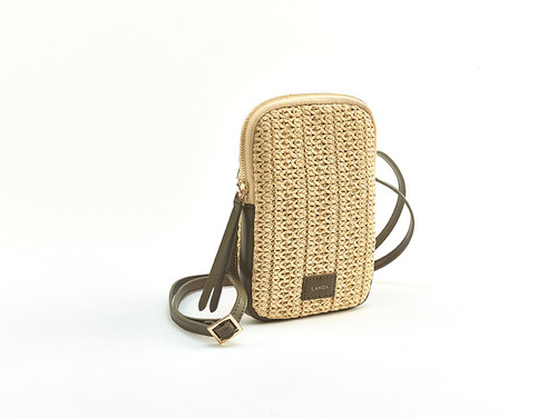 CASSIA Faux Straw Phone Bag Side w Strap €85.jpg