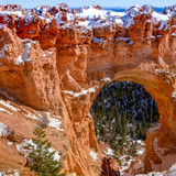 Natural Bridge in Bryce Canyon National Park, Utah, USA 1080p