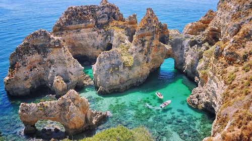 Ponta da Piedade bei Lagos, Portugal