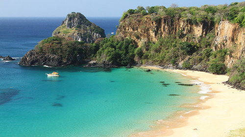 Praia do Sancho in Fernando de Noronha, Brazil 1080p