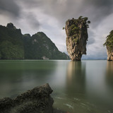 Khao Phing Kan in Phang Nga bay, James bond island, Thailand 1080p