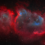 Soul Nebula, Westerhout 5, Cassiopeia 1080p