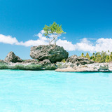 View to the Willy&#039;s rock at White beach, Boracay, Philippines 1080p