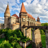 Corvin Castle (Hunyadi Castle or Hunedoara Castle) in Hunedoara, Romania 1080p