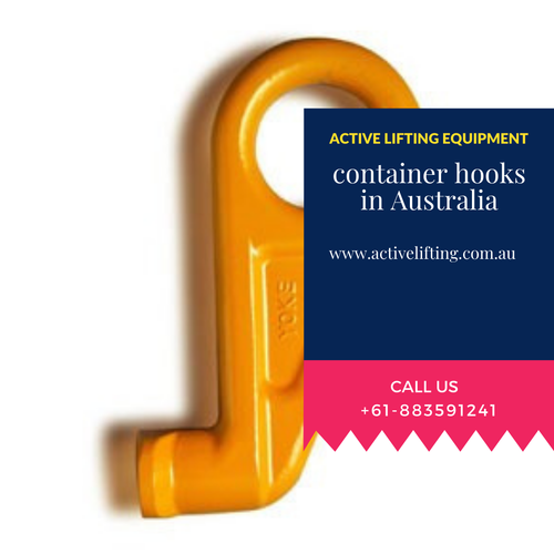 Our containers hooks enables to be aware of events in their management lifecycle and run code in a handler when the corresponding lifecycle hook is executed. Active Lifting Equipment is Specialists in Manufacture as well as Supply of Quality Lifting Equipment, Wire Rope, Forklift Attachments, Height Safety, Material Handling plus On-Site Inspection. We are based in Adelaide and deliver Australia wide. Visit us : https://www.activelifting.com.au/lifting-equipment/lifting-chain-and-fittings/rud-vip/vch-sl-self-locking-container-hook