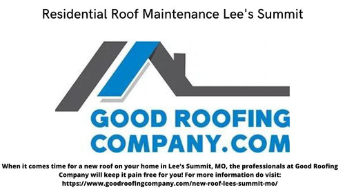 Residential Roof Maintenance Lee's Summit