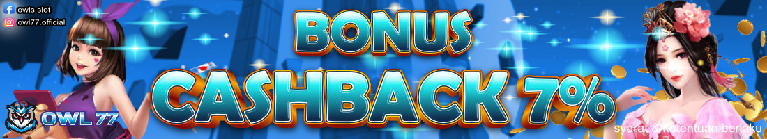 PROMOSI BONUS CASHBACK 7%