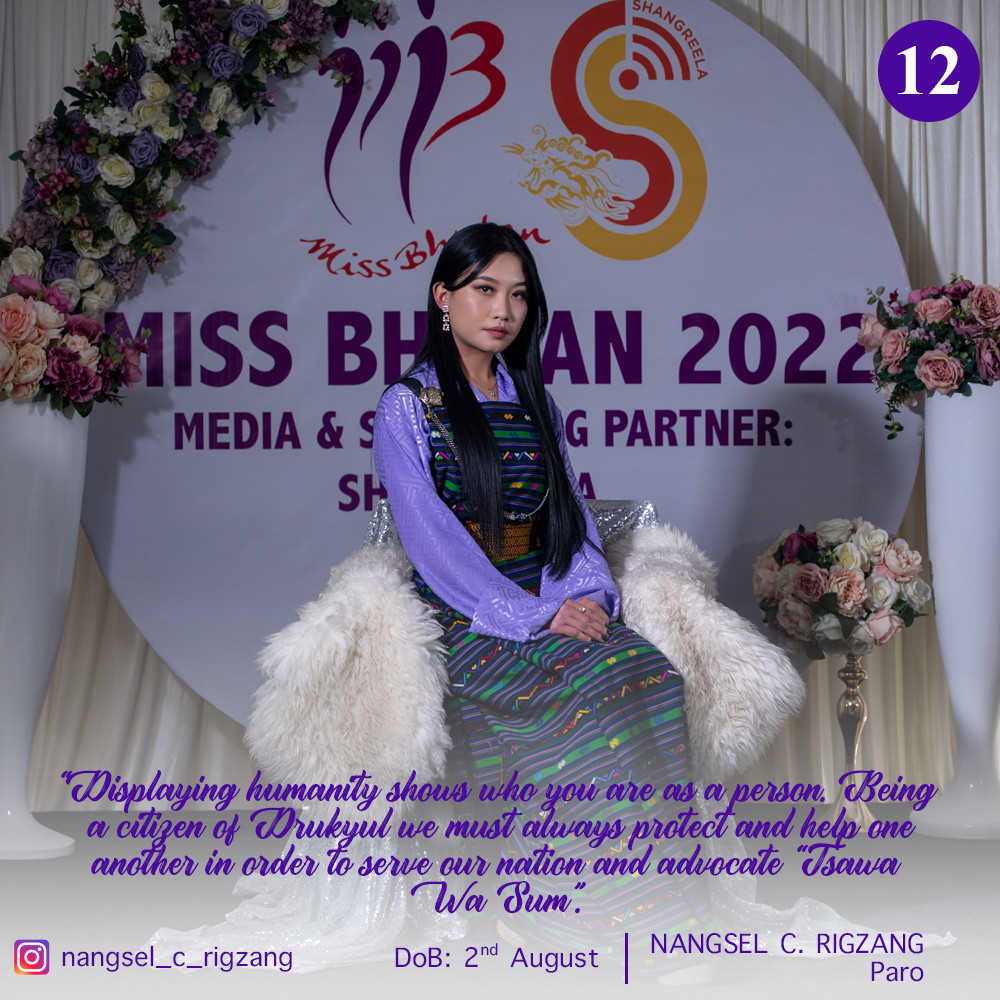 1 - candidatas a miss bhutan 2022. final: 4 june. XqmSA7