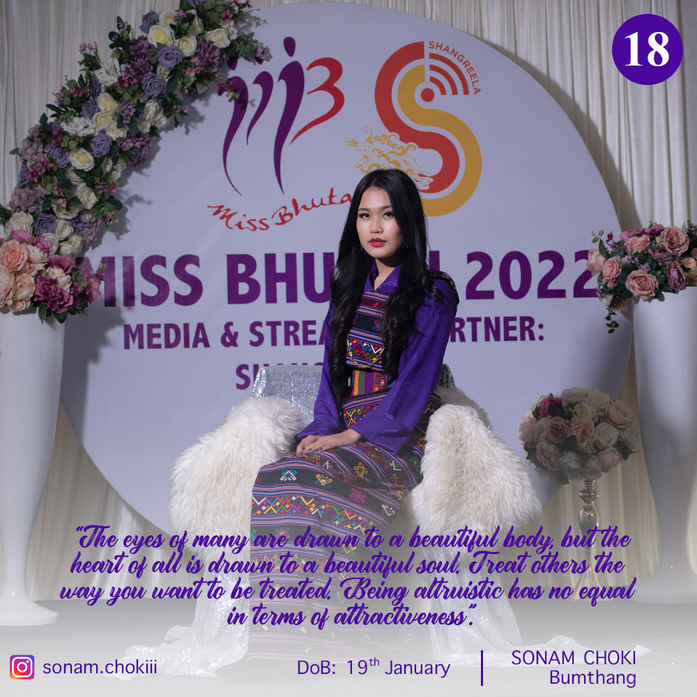 candidatas a miss bhutan 2022. final: 4 june. - Página 2 Xqp2lR