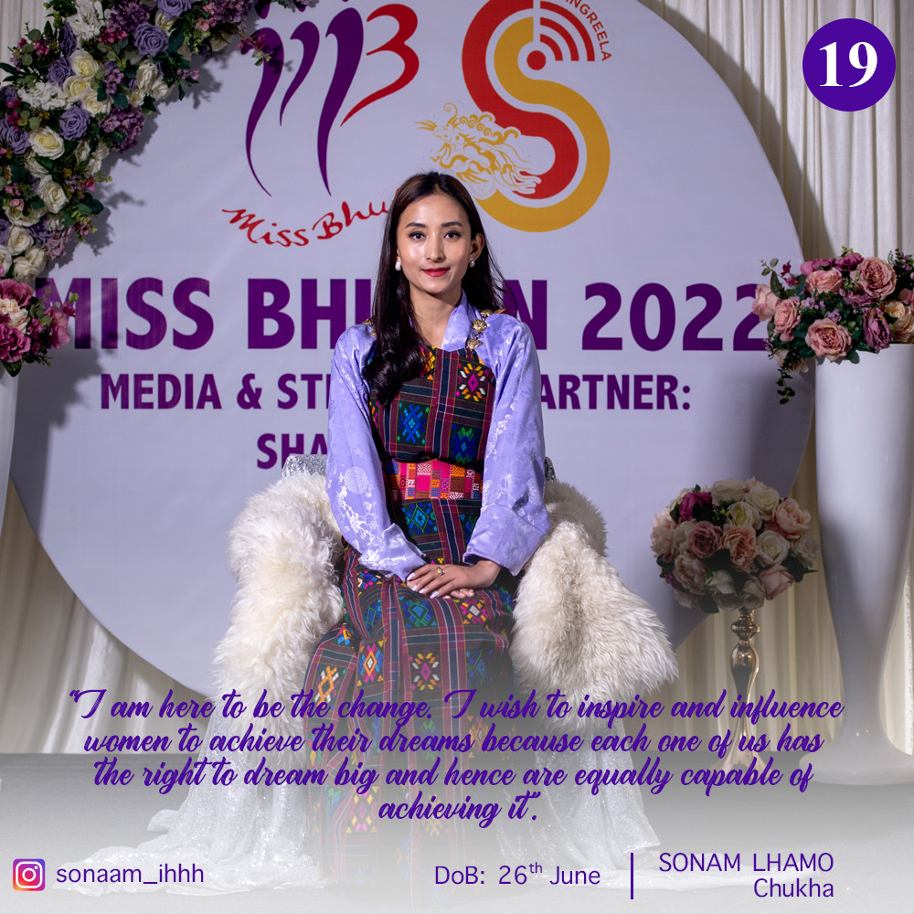 candidatas a miss bhutan 2022. final: 4 june. - Página 2 XqpBDX