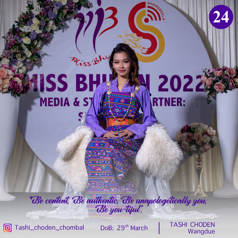 candidatas a miss bhutan 2022. final: 4 june. - Página 2 XqpMUQ
