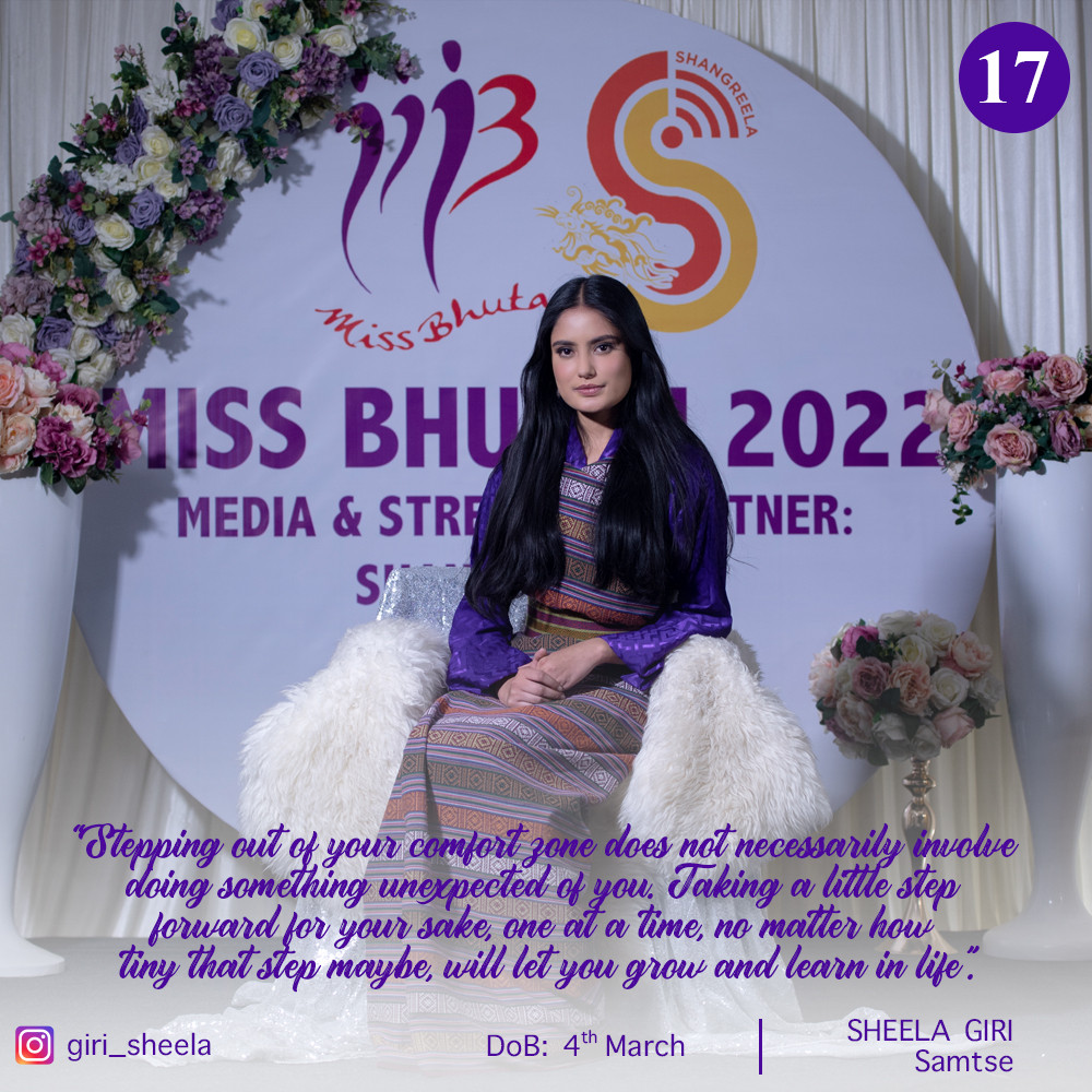 candidatas a miss bhutan 2022. final: 4 june. - Página 2 XqpdKv