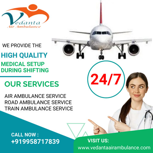 Vedanta Air Ambulance Service in Raipur Operating for the Safe Shifting of the Patients.jpg
