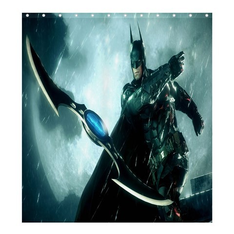 Shower0160 Bath Shower Curtain Batman Dark Knight Animation Superheroes Fantasy Design Video Game.jpg