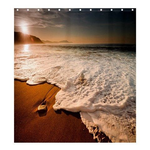Shower0176 Bath Shower Curtain Beautiful Nature Ocean Animation Fantasy Beach Design.jpg