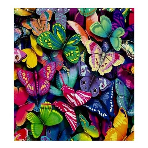 Shower0190 Bath Shower Curtain Butterfly Cute Rainbow Nature Animal Butterflies Design Fantasy Anime.jpg