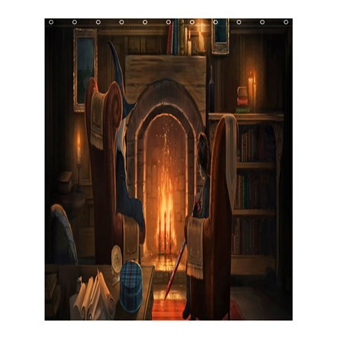 Shower0204 Bath Shower Curtain Comic Limited Movie Harry Potter J.K Rowling For Anime Gaming Fantasy.jpg