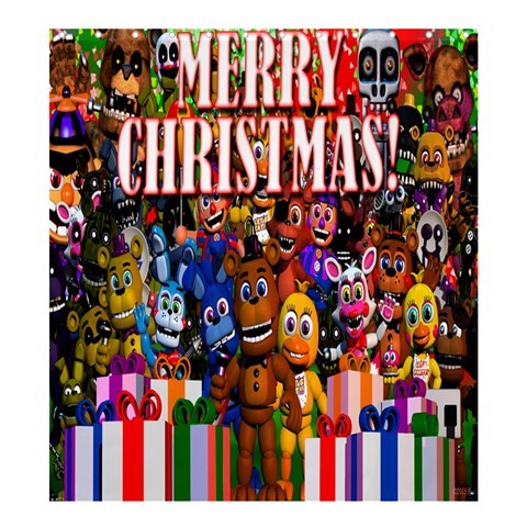 Shower0227 Bath Shower Curtain Five Nights At Freddy's Horror Animation Doll In Video Game Fantasy.jpg