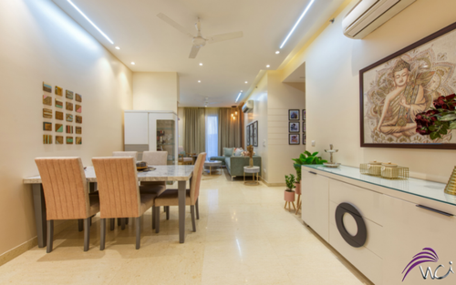 A view of a dining hall area at The M&M Home designed by Woodcraft International.png