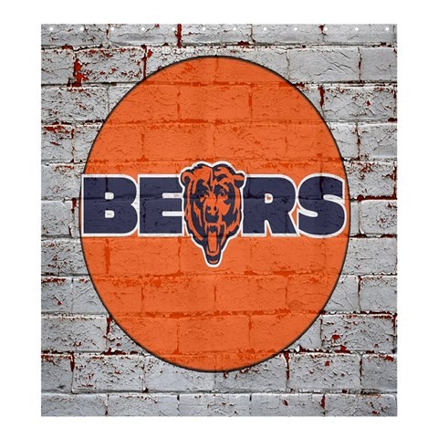 Shower0033 Bath Shower Curtain Chicago Bears Logo American Football Team Sport Game Fantasy Design.jpg