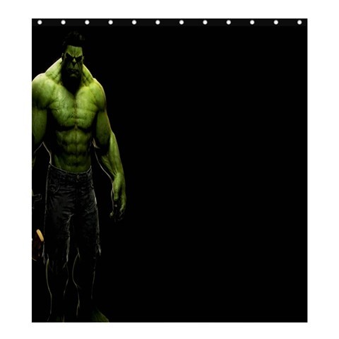 Shower0075 Bath Shower Curtain Marvel Super Heroes American Comic Incredible Hulk For Gaming Fantasy.jpg