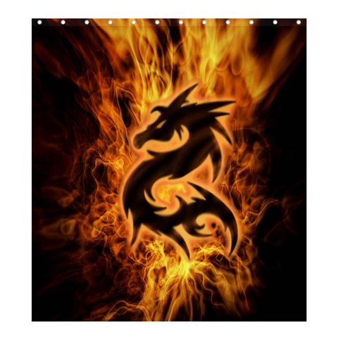 Shower0040 Bath Shower Curtain Dragon Fire Animation Fantasy For Video Game.jpg