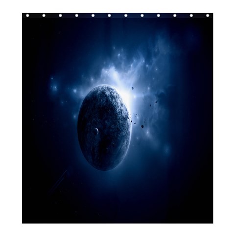 Shower0044 Bath Shower Curtain Earth Planet Orde Beautiful Nature Galaxy Design Animation Fantasy.jpg