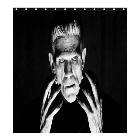 Shower0054 Bath Shower Curtain Frankenstein The Modern Prometheus English Novel Horror Science Movie.jpg