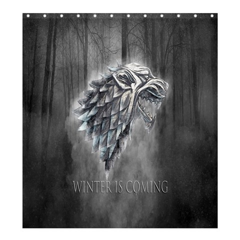 Shower0063 Bath Shower Curtain Game Of Thrones Winter Is Coming American Fantasy Anime Drama Movie.jpg
