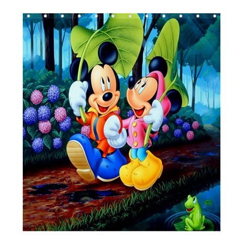 Shower0081 Bath Shower Curtain Mickey Mouse Disney Cartoon Animation Fantasy.jpg