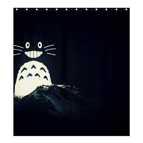 Shower0084 Bath Shower Curtain My Neighbor Totoro Cartoon Anime Friendships Movie In Dark Design.jpg