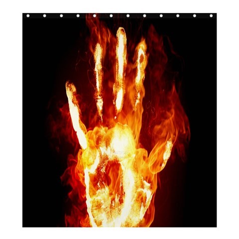 Shower0050 Bath Shower Curtain Fire Hands Skeleton Hands With Fire Animation Design For Video Game.jpg