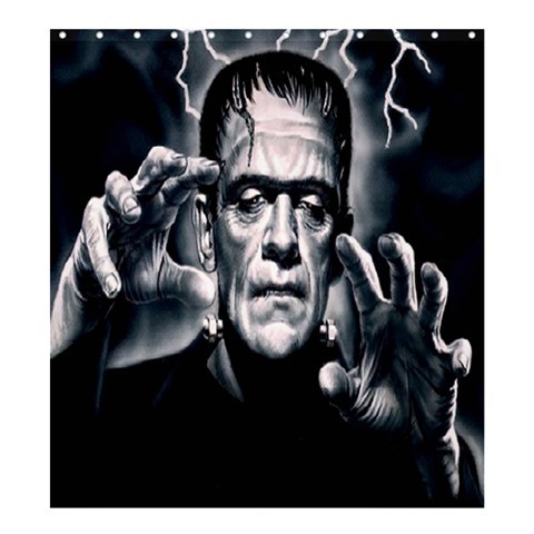 Shower0233 Bath Shower Curtain Frankenstein The Modern Prometheus English Horror Science Movie.jpg