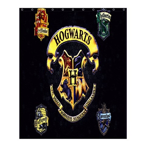 Shower0270 Bath Shower Curtain Movie Harry Potter Hogwarts Logo J.K Rowling Anime Gaming Fantasy.jpg