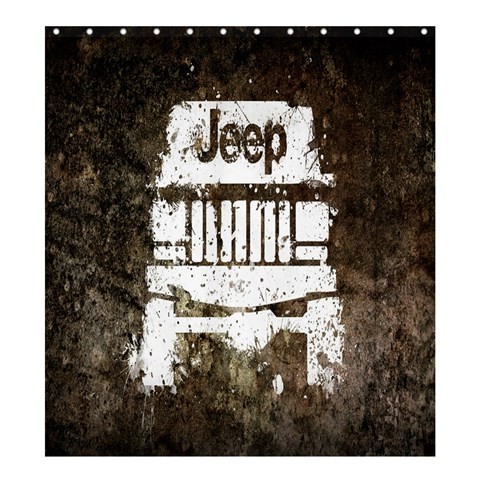 Shower0255 Bath Shower Curtain Jeep Classic Offroad In Paint Design Car Editions Game Animation.jpg