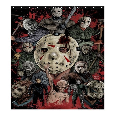 Shower0235 Bath Shower Curtain Friday The 13th American Horror Animation Fantasy.jpg