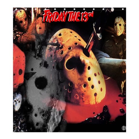 Shower0236 Bath Shower Curtain Friday The 13th American Horror Movie Animation Fantasy.jpg